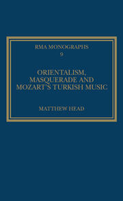 Orientalism, Masquerade and Mozart's Turkish Music book cover
