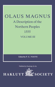Olaus Magnus, A Description of the Northern Peoples, 1555: Volume III book cover