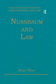 Nussbaum and Law book cover
