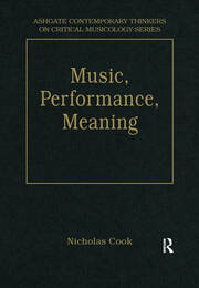 Music, Performance, Meaning: Selected Essays book cover