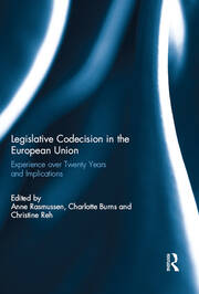 Legislative Codecision in the European Union: Experience over Twenty Years and Implications book cover