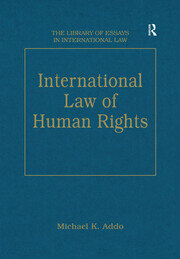 International Law of Human Rights book cover