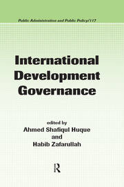 International Development Governance book cover