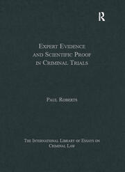 Expert Evidence and Scientific Proof in Criminal Trials book cover