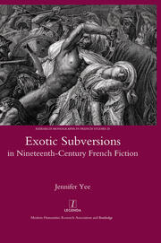 Exotic Subversions in Nineteenth-century French Fiction book cover