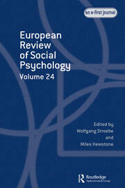 European Review of Social Psychology: Volume 24 book cover
