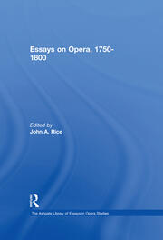 Essays on Opera, 1750-1800 book cover