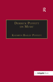 Derrick Puffett on Music book cover