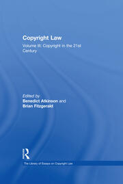 Copyright Law: Volume III: Copyright in the 21st Century book cover
