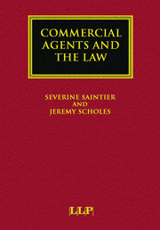 Commercial Agents and the Law book cover
