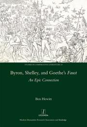 Byron, Shelley and Goethe's Faust: An Epic Connection book cover