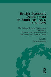 British Economic Development in South East Asia, 1880-1939, Volume 3 book cover