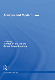 Aquinas and Modern Law book cover