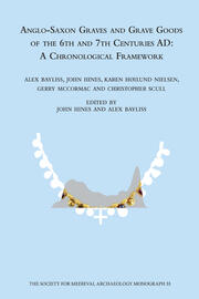 Anglo-Saxon Graves and Grave Goods of the 6th and 7th Centuries AD: A Chronological Framework book cover