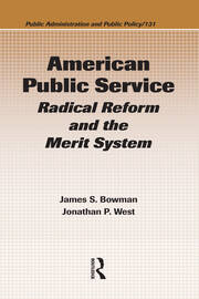 American Public Service: Radical Reform and the Merit System book cover