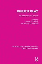 Child's Play: Developmental and Applied book cover