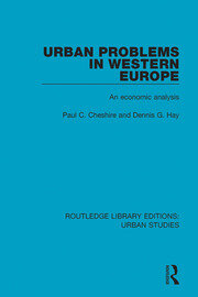 Urban Problems in Western Europe: An Economic Analysis book cover