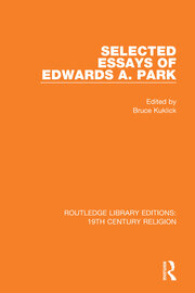 Selected Essays of Edwards A. Park book cover