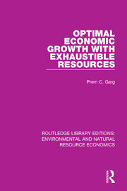 Optimal Economic Growth with Exhaustible Resources book cover