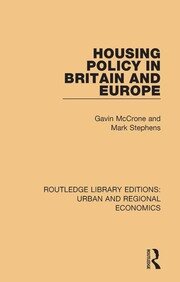Housing Policy in Britain and Europe book cover