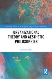 Organizational Theory and Aesthetic Philosophies book cover