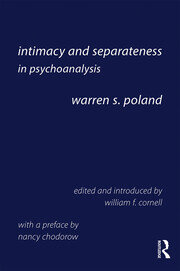 Intimacy and Separateness in Psychoanalysis book cover