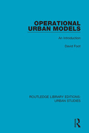 Operational Urban Models: An Introduction book cover