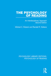 The Psychology of Reading: An Interdisciplinary Approach (2nd Edn) book cover
