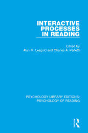 Interactive Processes in Reading book cover