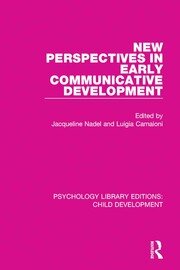 New Perspectives in Early Communicative Development book cover