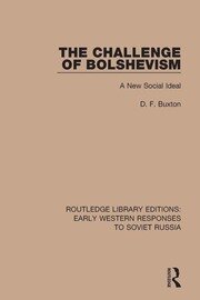 The Challenge of Bolshevism: A New Social Deal book cover