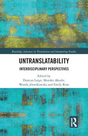Untranslatability: Interdisciplinary Perspectives book cover