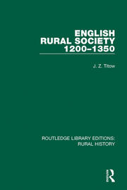 English Rural Society, 1200-1350 book cover