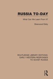 Russia To-Day: What Can We Learn From It? book cover