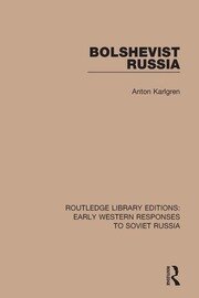 Bolshevist Russia book cover