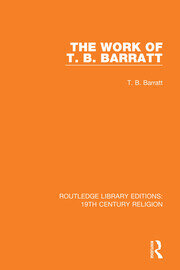 The Work of T. B. Barratt book cover