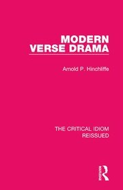 Modern Verse Drama book cover