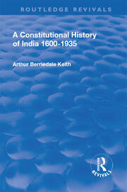Revival: A Constitutional History of India (1936): 1600-1935 book cover