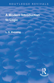 Revival: A Modern Introduction to Logic (1950) book cover