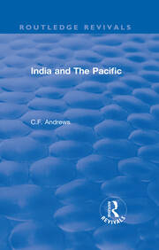 Routledge Revivals: India and The Pacific (1937) book cover