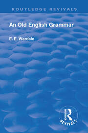 Revival: An Old English Grammar (1922) book cover