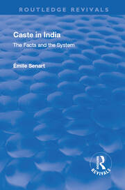 Revival: Caste in India (1930): The Facts and the System book cover