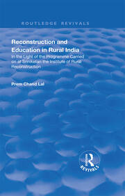 Revival: Reconstruction and Education in Rural India (1932) book cover
