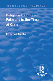 Revival: Religious Thought in Palestine in the time of Christ (1931) book cover