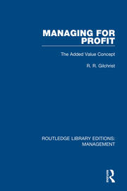 Managing for Profit: The Added Value Concept book cover