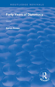 Revival: Forty Years of Diplomacy (1922): Volume I book cover
