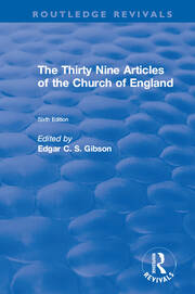 Revival: The Thirty Nine Articles of the Church of England (1908) book cover