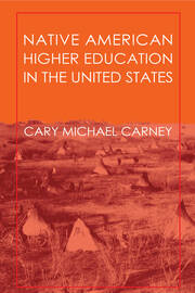 Native American Higher Education in the United States book cover