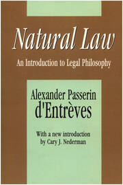Natural Law: An Introduction to Legal Philosophy book cover