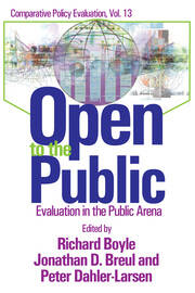 Open to the Public: Evaluation in the Public Sector book cover